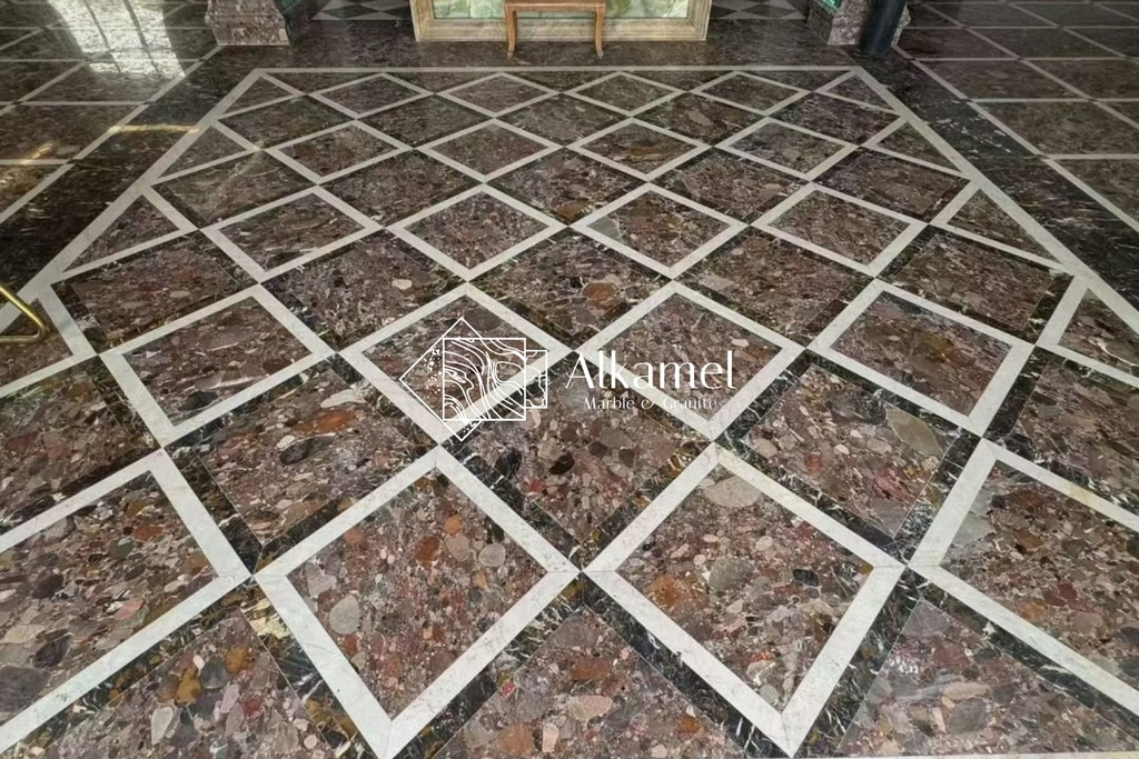 Colourful Rosso Marinace (Marble)